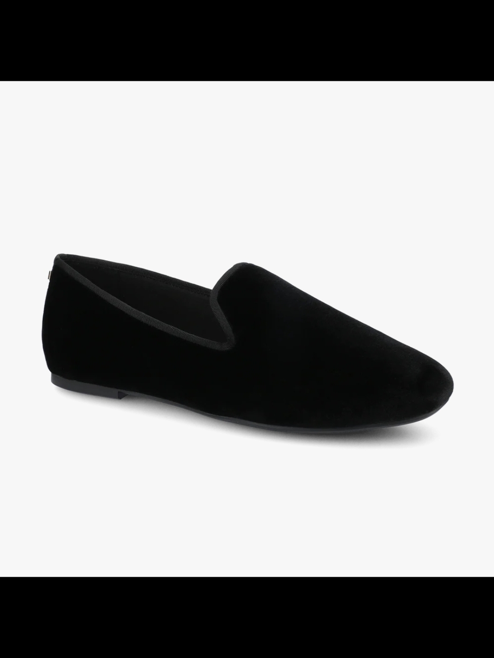 Birdies Black Velvet Women's Slip-On Loafer Flats 6